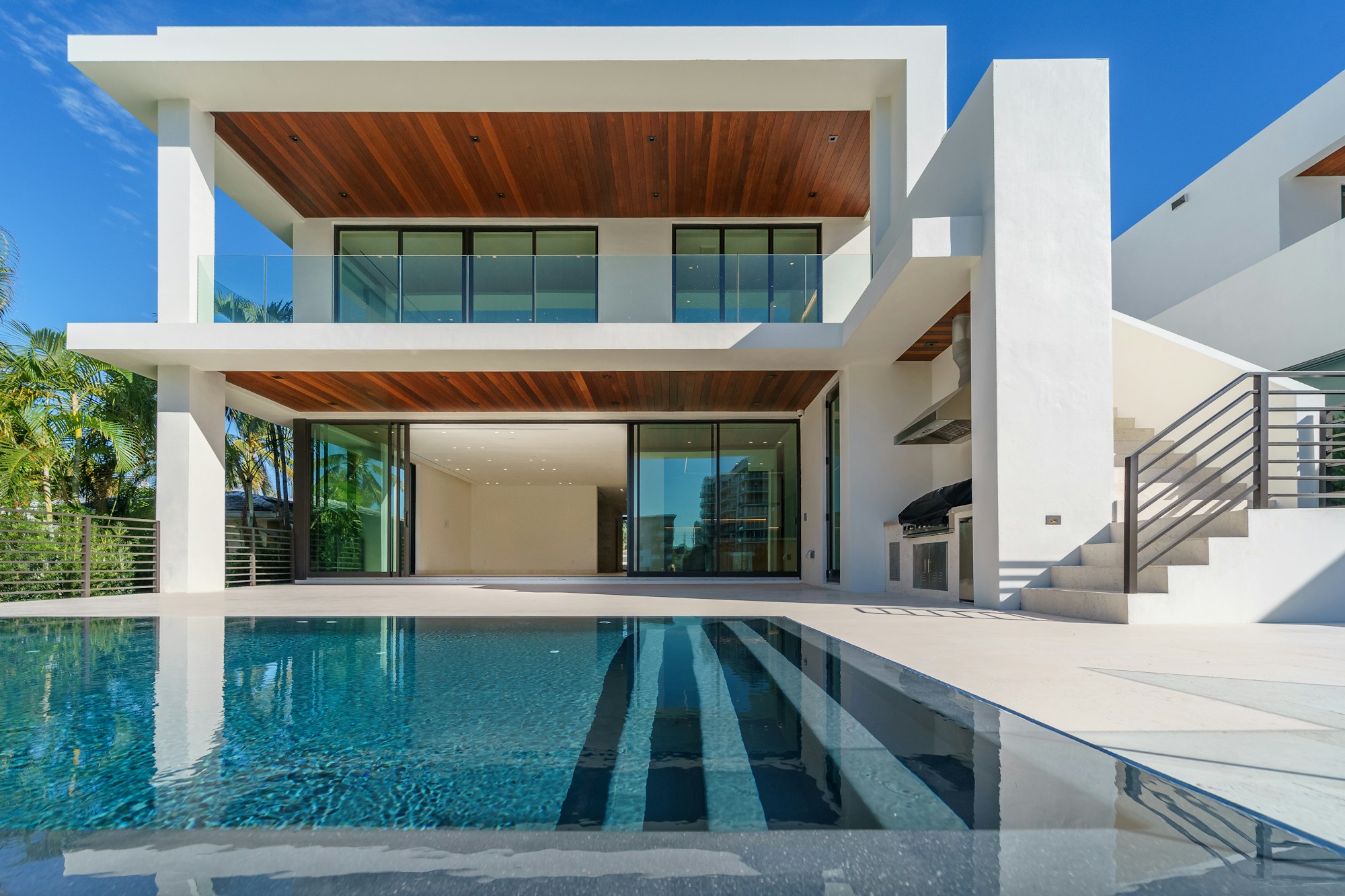 Sunlit contemporary villa with a private pool